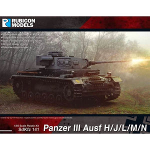 Rubicon Models Miniatures Bolt Action - Germany - Panzer III Ausf H / J / L / M / N Medium Tank