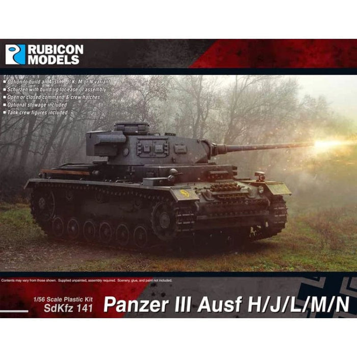 Bolt Action - Germany - Panzer III Ausf H / J / L / M / N Medium Tank