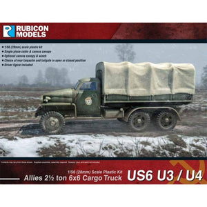 Rubicon Models Miniatures Bolt Action - Soviet - US6 U3 / U4 Allies 2 1/2-ton 6x6 Cargo Truck