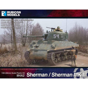 Rubicon Models Miniatures Bolt Action - United States - M4A2 Sherman / Sherman MK III Medium Tank