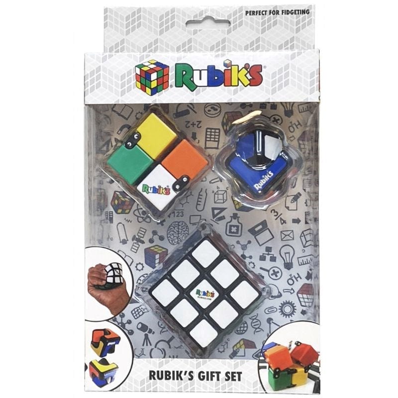 Rubik's Logic Puzzles Rubiks Gift Set (Includes Squishy Cube, Infinity Cube and Spin Cublet)