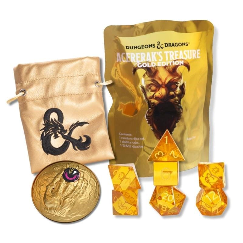 Sirius Dice Dice Sirius Dice - D&D Acereraks Treasure Blind Bag - Gold Edition (29/10/2024 Release)