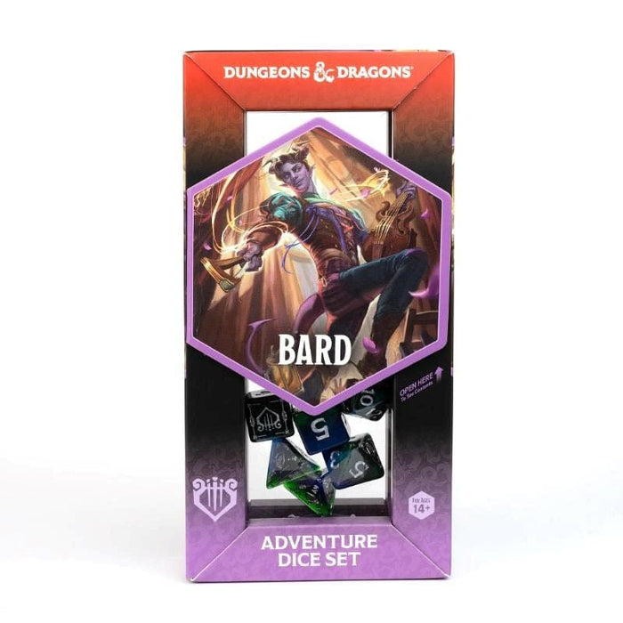 Sirius Dice - D&D Adventure Dice - Bard Blue/Green