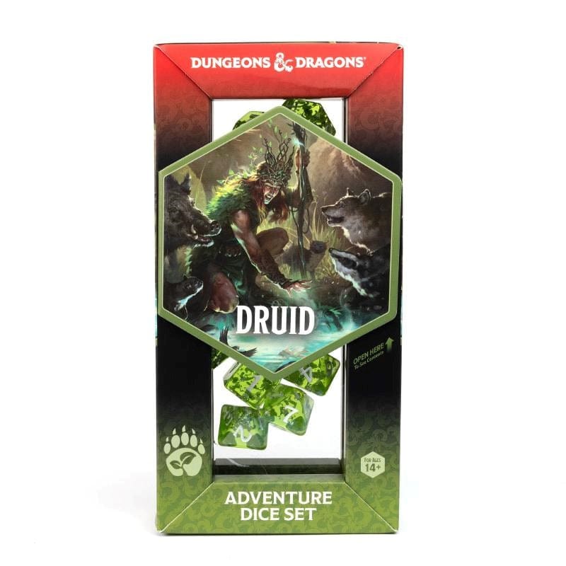 Sirius Dice Dice Sirius Dice - D&D Adventure Dice - Druid Green