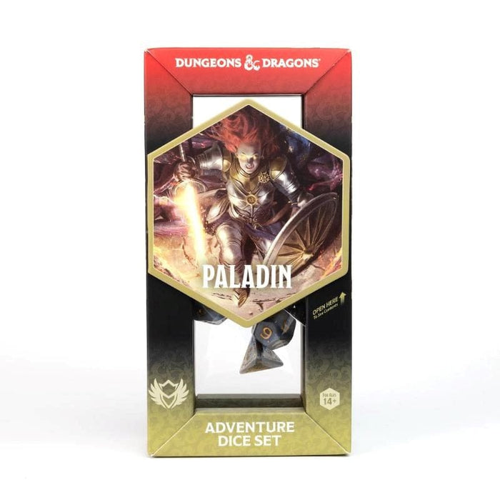 Sirius Dice - D&D Adventure Dice - Paladin White/Grey