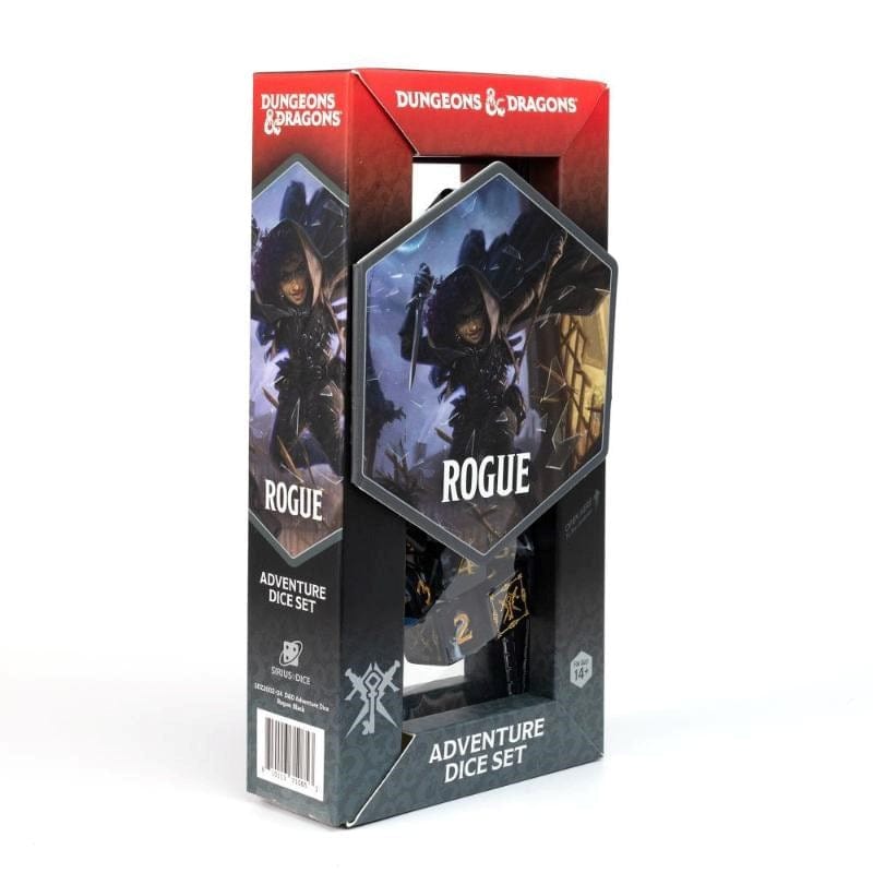 Sirius Dice Dice Sirius Dice - D&D Adventure Dice - Rogue Black