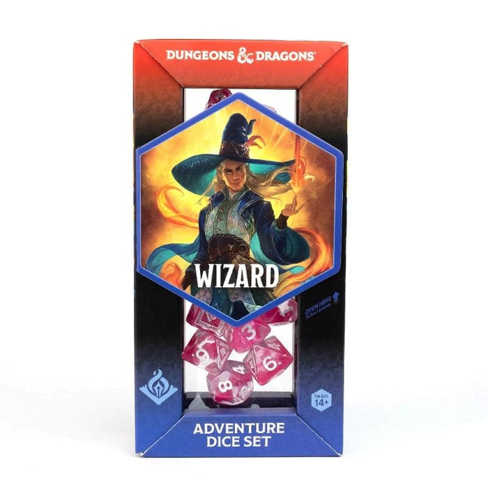 Sirius Dice - D&D Adventure Dice - Wizard Fuchsia