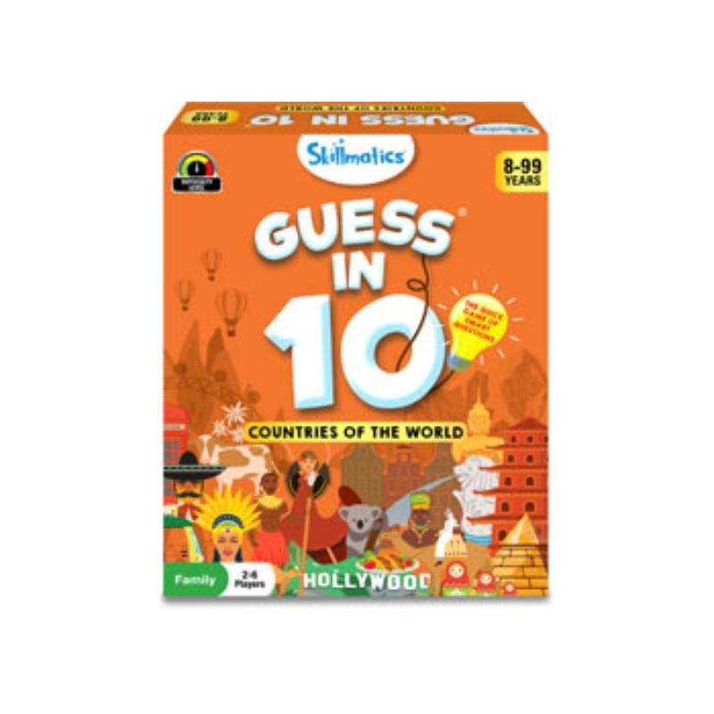 Skillmatics Board & Card Games Guess in 10 - Countries of the world (Skillmatics)