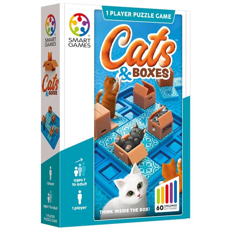 Smart Games Logic Puzzles Cats & Boxes