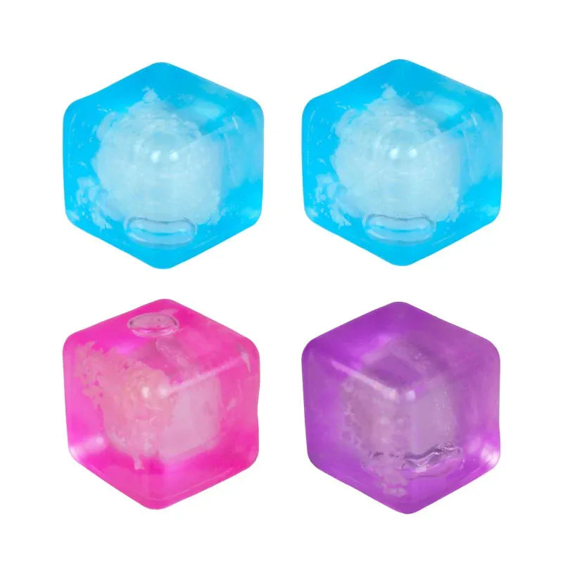 Smoosho's Novelties Smoosho's Super Squeeze - Glow in the Dark Mini Cube (4pc) (Assorted)