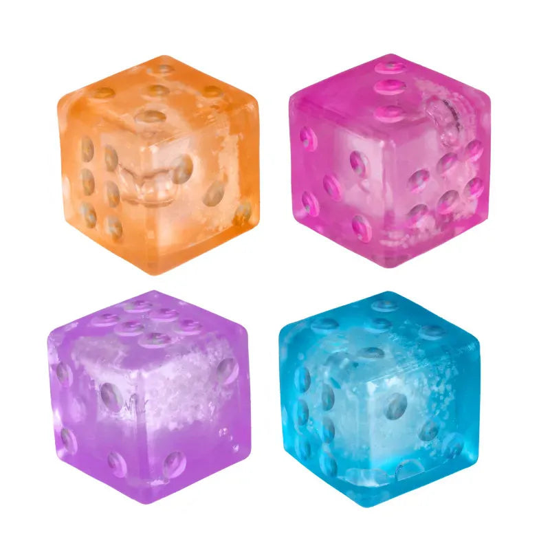 Smoosho's Novelties Smoosho's Super Squeeze - Glow in the Dark Mini Dice (4pc) (Assorted)