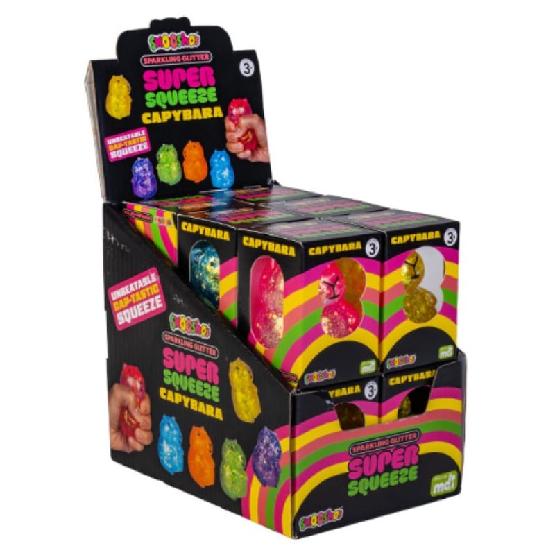 Smoosho's Novelties Squishy Glitter Capybara (Assorted)