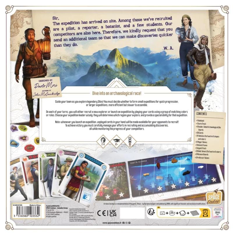 Space Cowboys Board & Card Games Archeos Society - Board Game