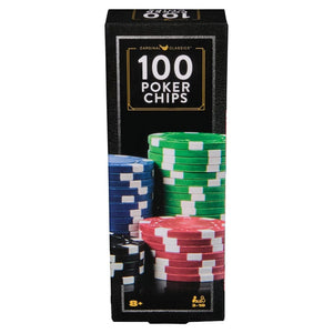 Spin Master Playing Cards Poker Chips - 100pc 11.5gm (Cardinal Classics) (Refresh)