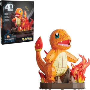 Spinmaster Construction Puzzles 4D Build Pokemon - Charmander