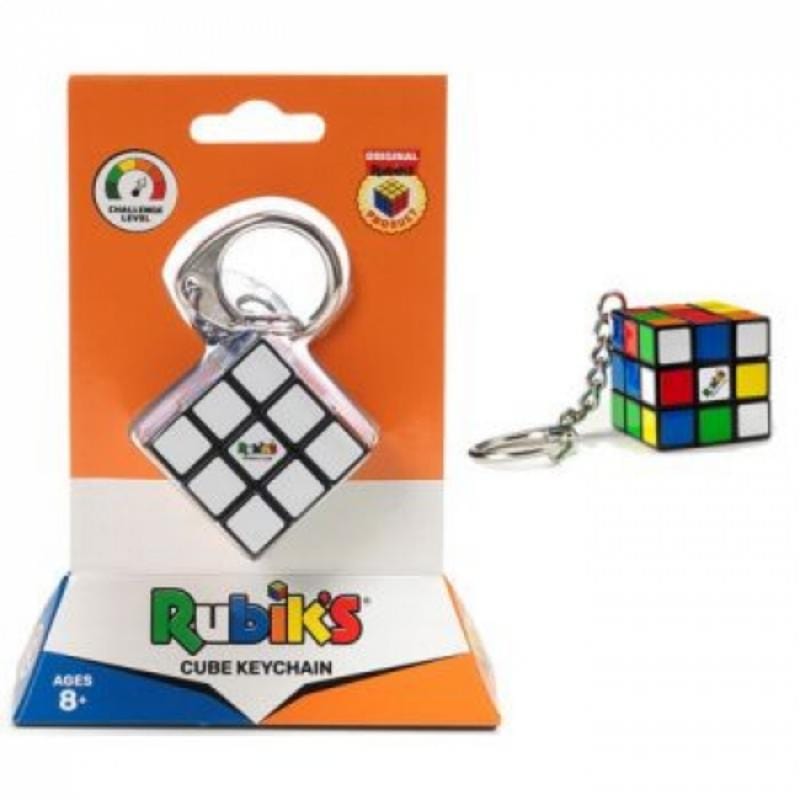Spinmaster Logic Puzzles Rubik's 3x3 Keychain