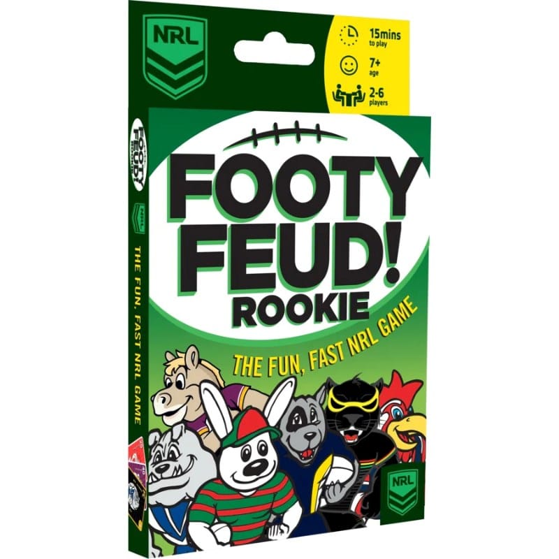 Sporting Chance Games Board & Card Games Footy Feud! Rookie - NRL Edition