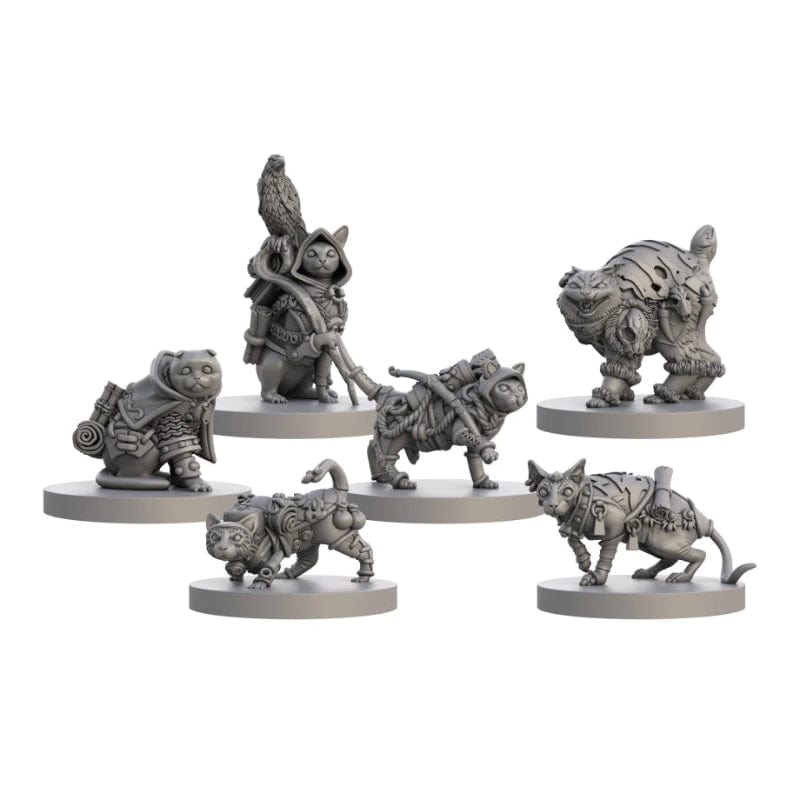 Steamforged Games Miniatures Animal Adventures - Cats and Catacombs - Questing Tooth and Claw Volume 1