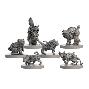 Steamforged Games Miniatures Animal Adventures - Cats and Catacombs - Questing Tooth and Claw Volume 1
