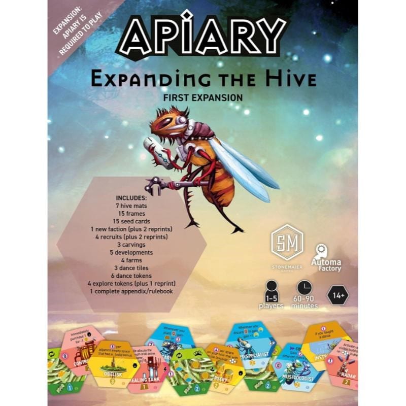 Stonemaier Games Board & Card Games Apiary - Expanding the Hive Expansion (31/10/2024 Release)