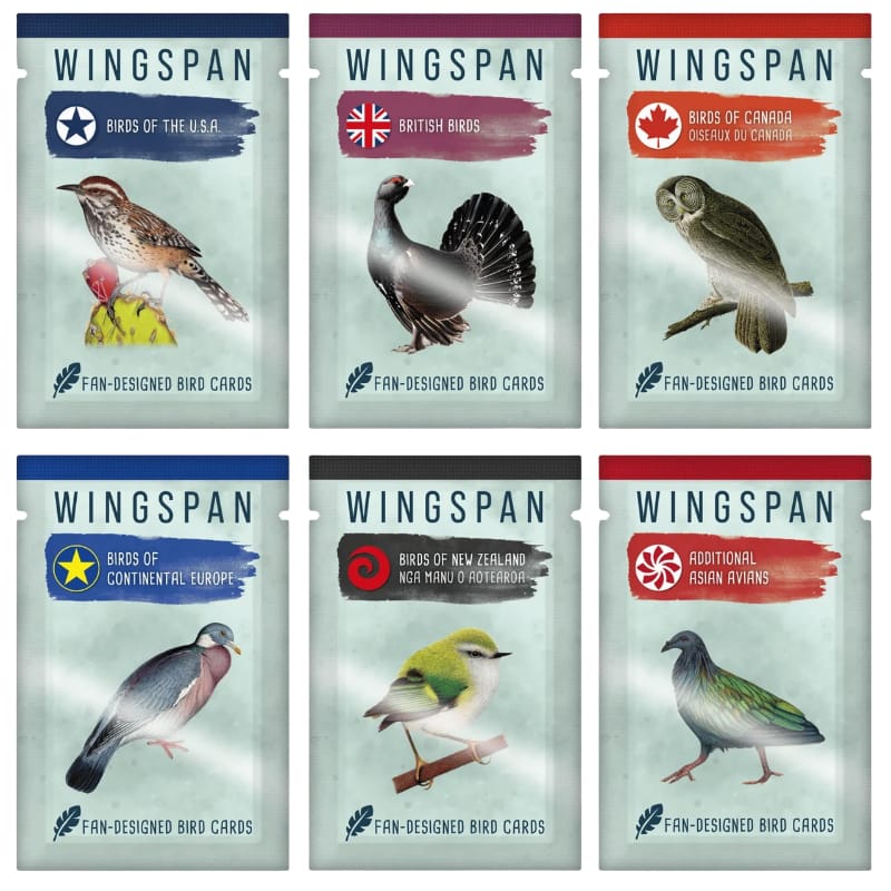 Stonemaier Games Board & Card Games Wingspan - Fan Designed Packs (Assorted)