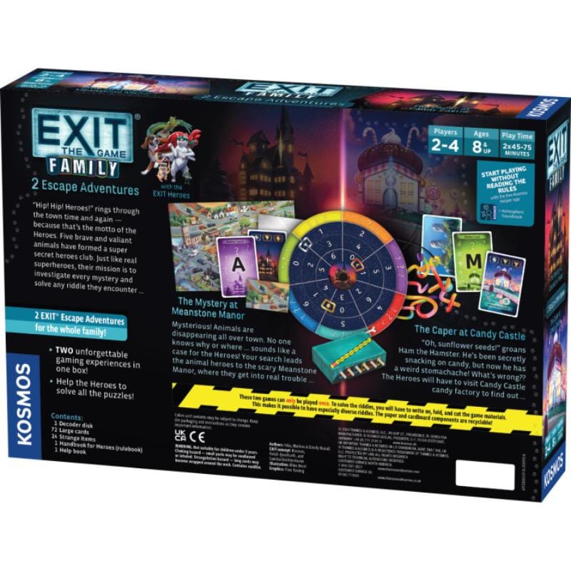 Thames & Kosmos Board & Card Games Exit the Game - Family - 2 Escape Adventures (2-in-1 Bundle) (Q2 2025 Release)