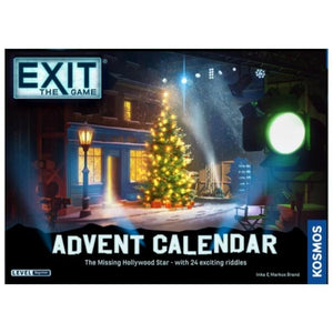 Thames & Kosmos Board & Card Games Exit The Game - Xmas Christmas Advent Calendar - The Missing Hollywood Star (Unknown Release)