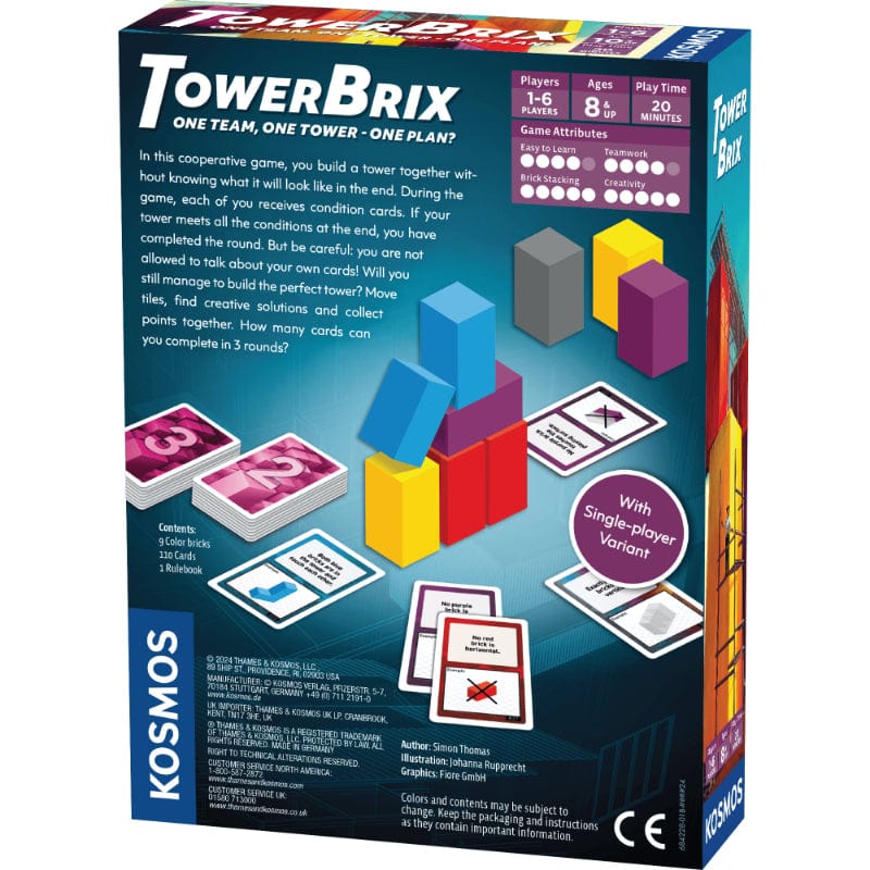 Thames & Kosmos Board & Card Games TowerBrix - Board Game