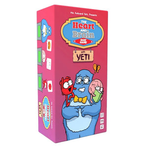 The Awkward Yeti Board & Card Games Heart and Brain Quiz Game