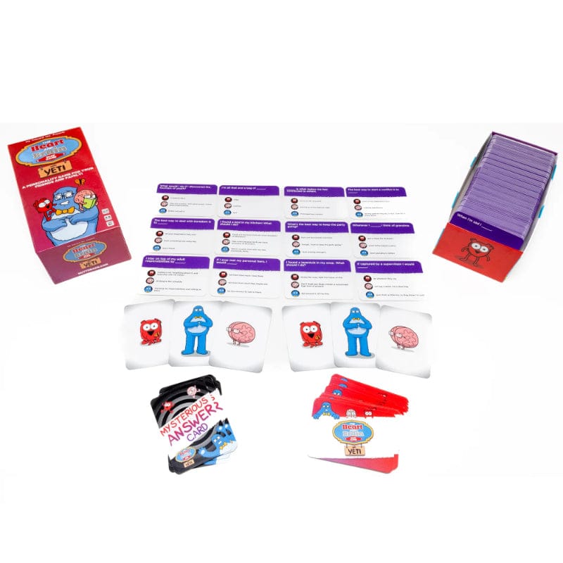 The Awkward Yeti Board & Card Games Heart and Brain Quiz Game
