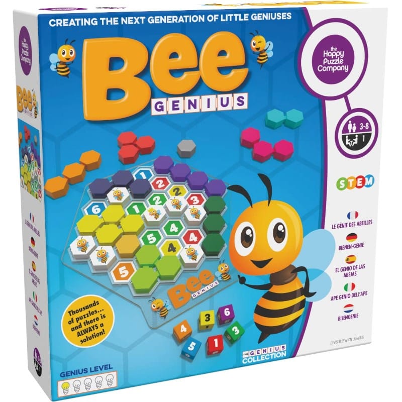 The Happy Puzzle Company Logic Puzzles Bee Genius