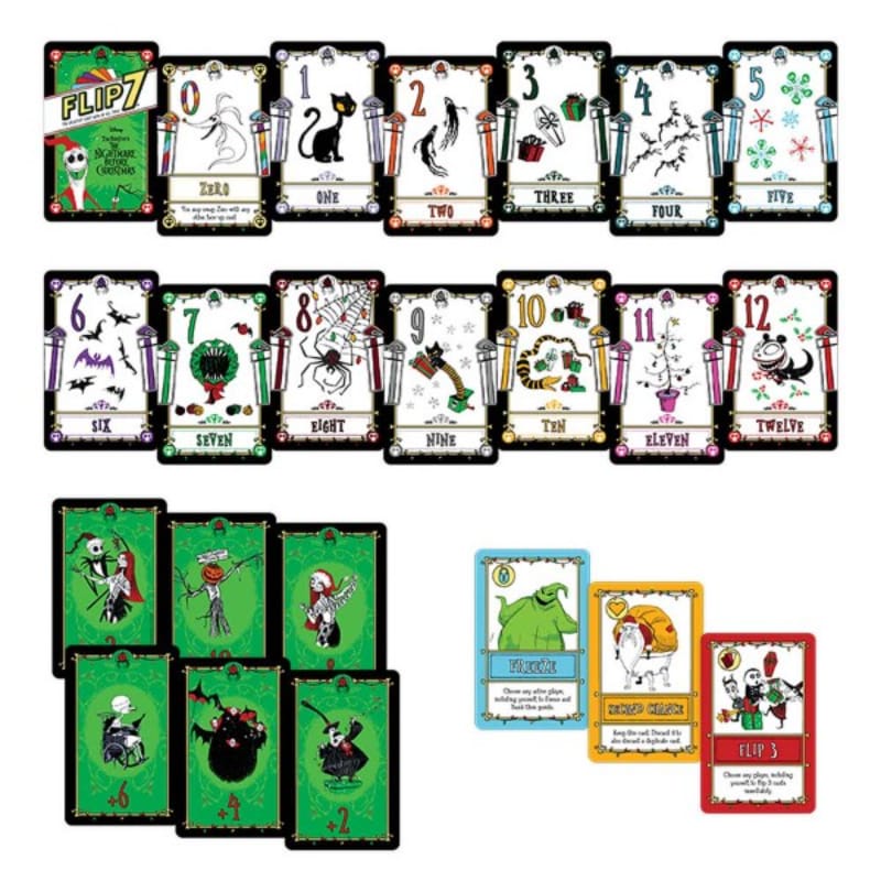 The OP Board & Card Games Flip 7 - Nightmare Before Christmas
