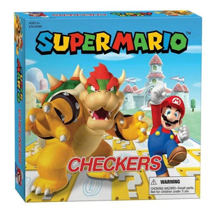 The OP Classic Games Checkers - Super Mario VS Bowser