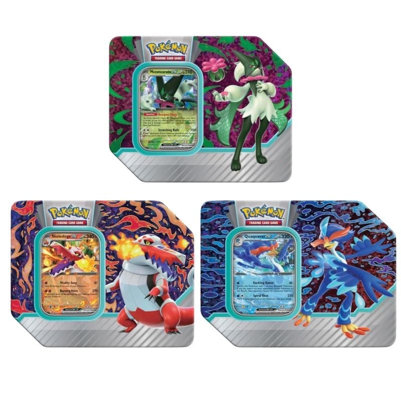 The Pokemon Company Trading Card Games Pokemon TCG - Paldea Partners Tin (assorted) (Sept '23 Release)