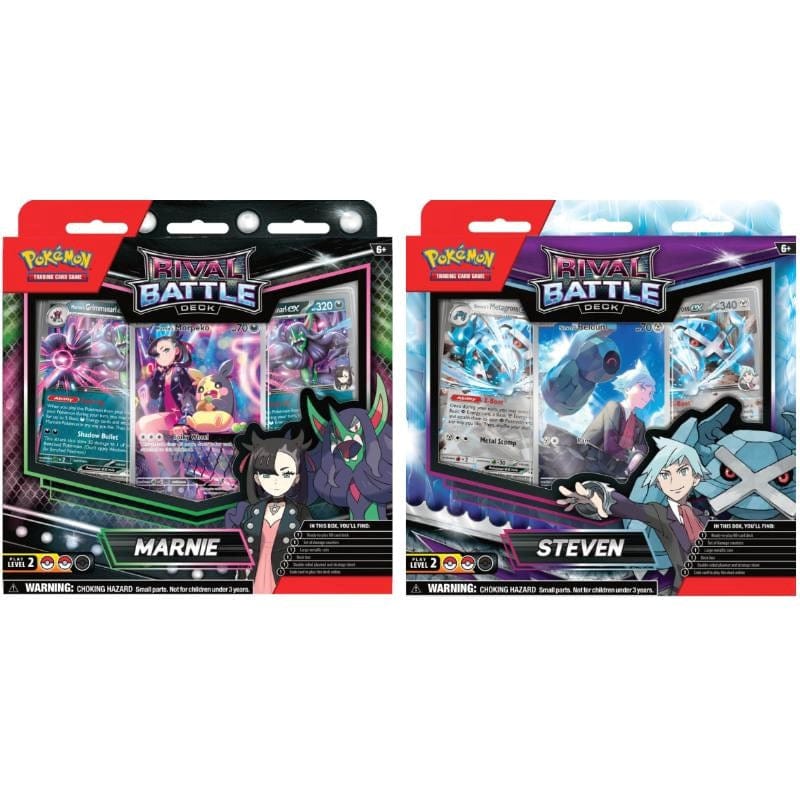 The Pokemon Company Trading Card Games Pokemon TCG - Rival Battle Deck - Marnie/Steven ex (Assorted) (30/05/2025 Release)