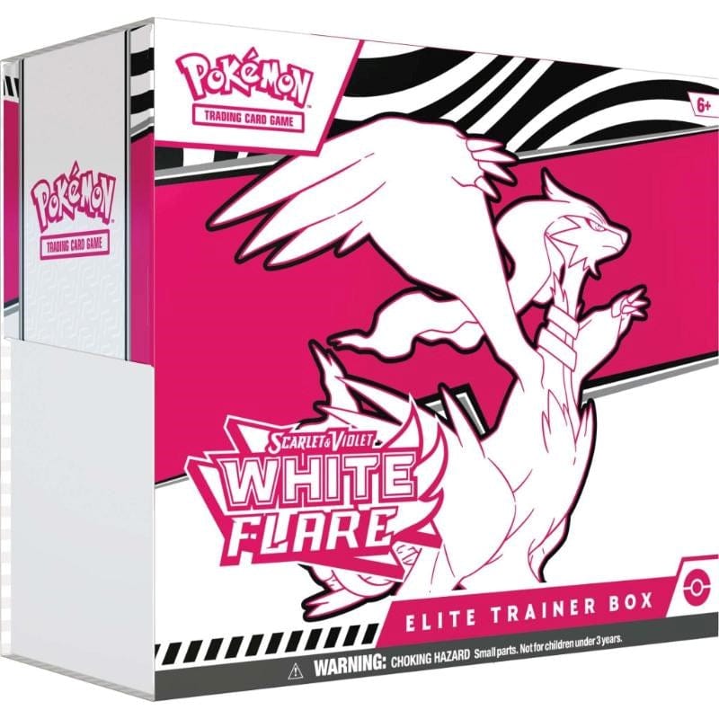 The Pokemon Company Trading Card Games Pokemon TCG - Scarlet & Violet 10.5 - White Flare - Elite Trainer Box (One Per Customer)