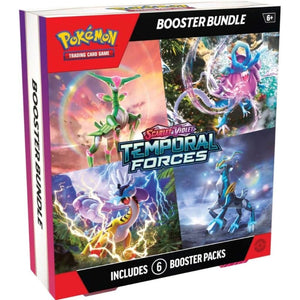 The Pokemon Company Trading Card Games Pokemon TCG - Scarlet & Violet 5 - Temporal Forces - Booster Bundle  (Assorted) (22/03/2024 release)