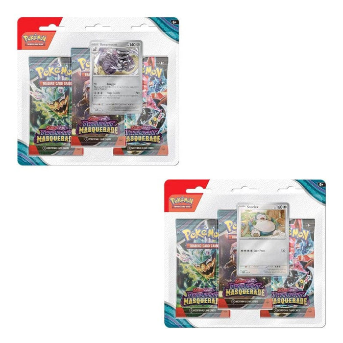 Pokemon TCG - Scarlet & Violet 6 - Twilight Masquerade - Three Booster Blister (Assortment)