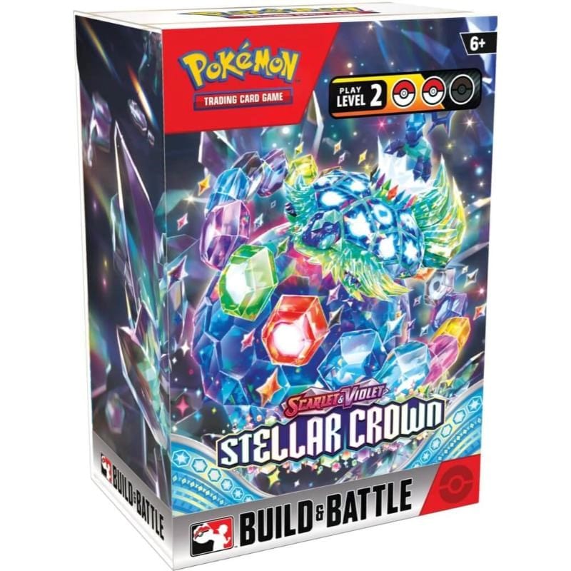 The Pokemon Company Trading Card Games Pokemon TCG - Scarlet & Violet 7 - Stellar Crown - Build & Battle Box (27/09/2024 release)