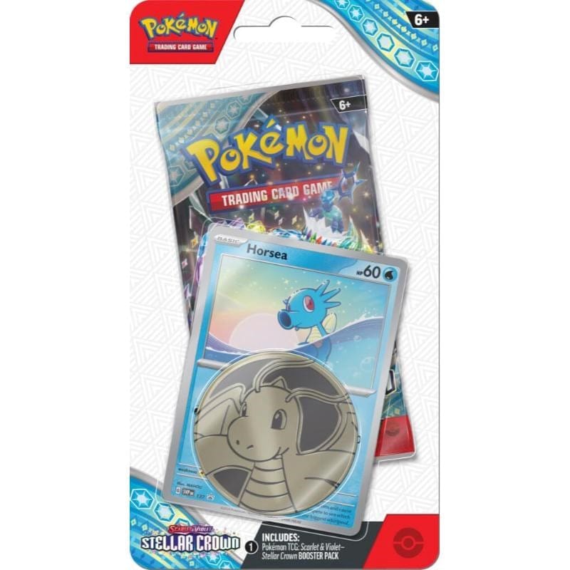 The Pokemon Company Trading Card Games Pokemon TCG - Scarlet & Violet 7 - Stellar Crown - Checklane Blister (13/09/2024 Release)