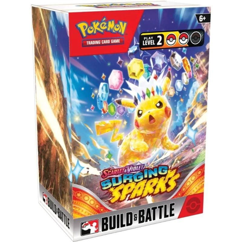 The Pokemon Company Trading Card Games Pokemon TCG - Scarlet & Violet 8 - Surging Sparks - Build & Battle Box (22/11/2024 Release)