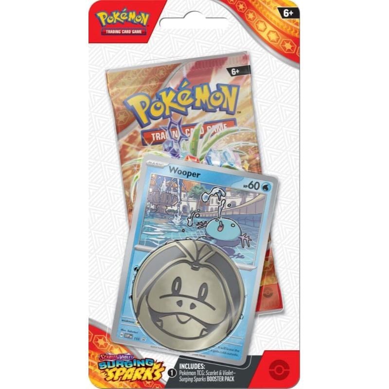 The Pokemon Company Trading Card Games Pokemon TCG - Scarlet & Violet 8 - Surging Sparks - Checklane Blister (08/11/2024 Release)