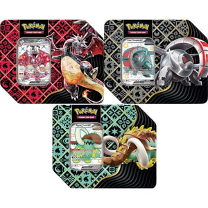 The Pokemon Company Trading Card Games Pokemon TCG - Scarlet & Violet - Paldean Fates - Tin (Assorted) (09/02/2023 Release)