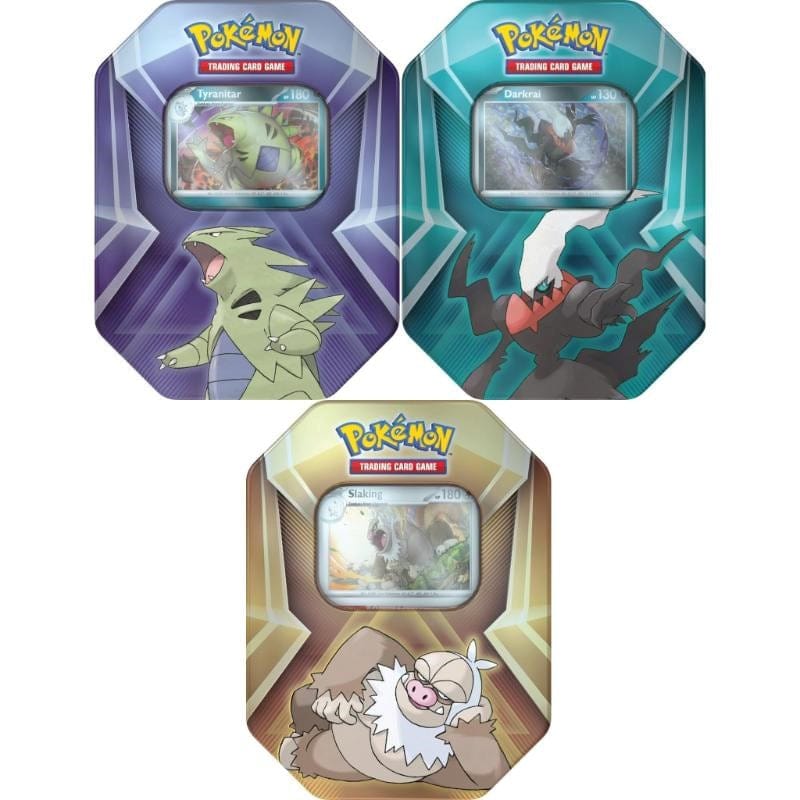 The Pokemon Company Trading Card Games Pokemon TCG - Triple Whammy Back Issue Collector Tin (Assorted) (Three Per Customer)