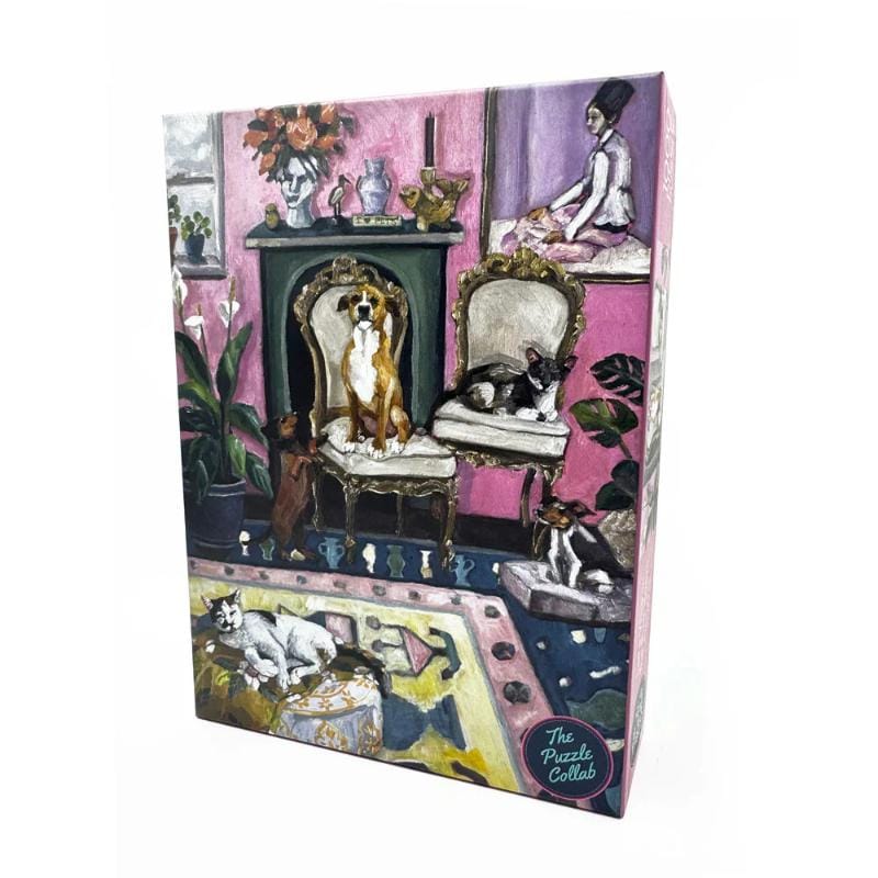 The Puzzle Collab Jigsaws Let's Vibe in the Pink Room Puzzle (1000pc)
