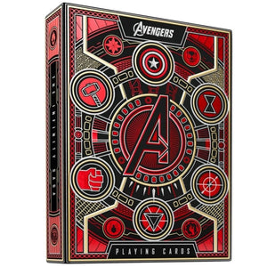 Theory11 Playing Cards Playing Cards - Theory11 Avengers - Red (Single)