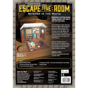 Think Fun Board & Card Games Escape the Room - Murder in the Mafia