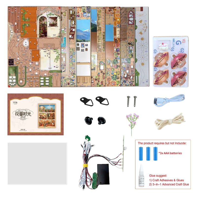 Tonecheer Construction Puzzles Tonecheer DIY - Blossom Time Story Frame