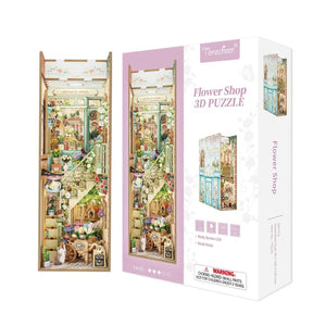 Tonecheer Construction Puzzles Tonecheer DIY - Book Nook Flower Shop