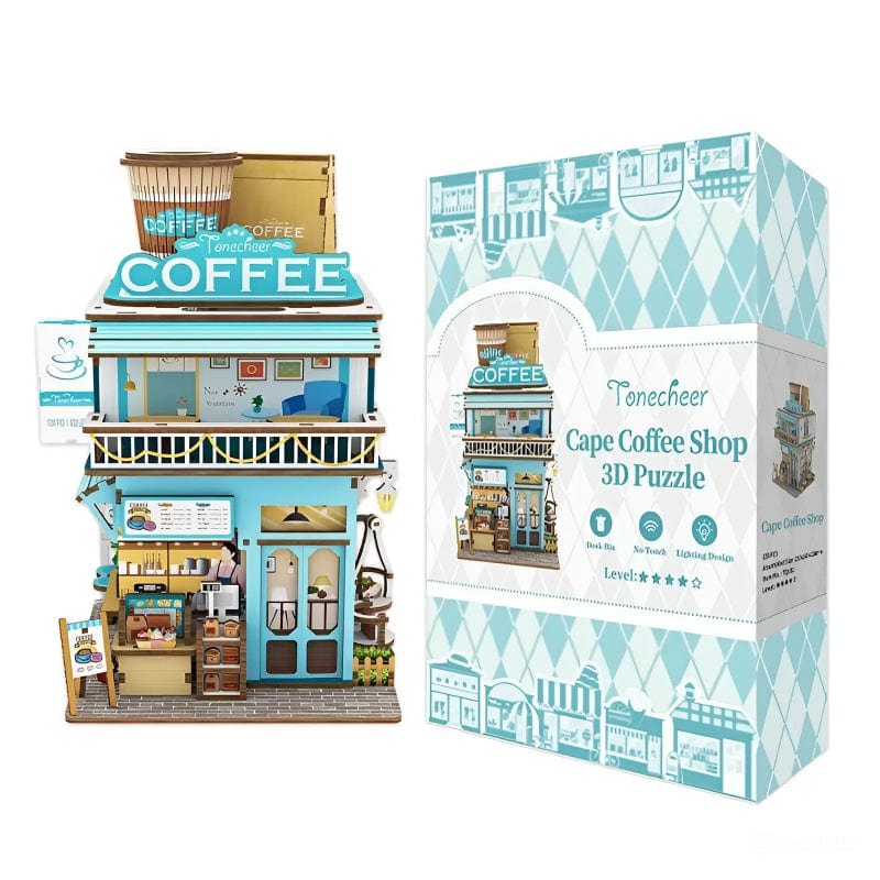 Tonecheer Construction Puzzles Tonecheer DIY - Cape Coffee Shop